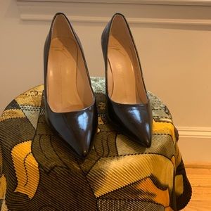 Giuseppe Zanotti black patent leather heels